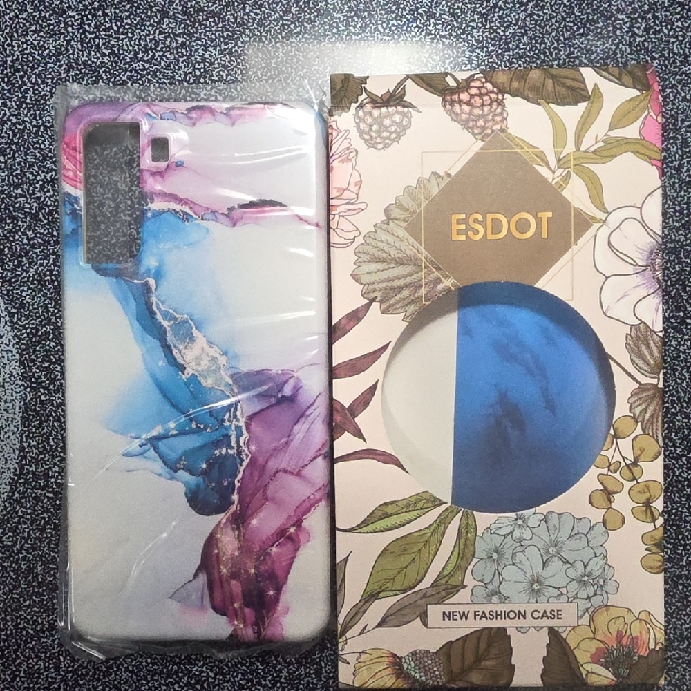 Artistic Blue and Purple Phone Case